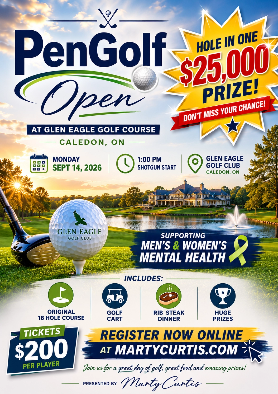 Pengolf Open Tournament - Sept 14 - Glen Eagle Golf Course